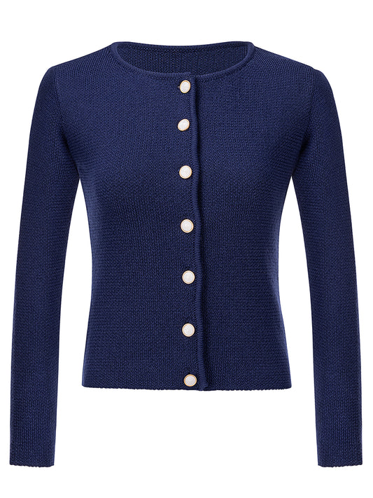 Trachtenstrick Strickjacke Mira Dark
