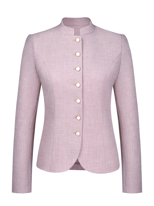 Trachtenjacke Damenjacke Barly Nelke in Lila