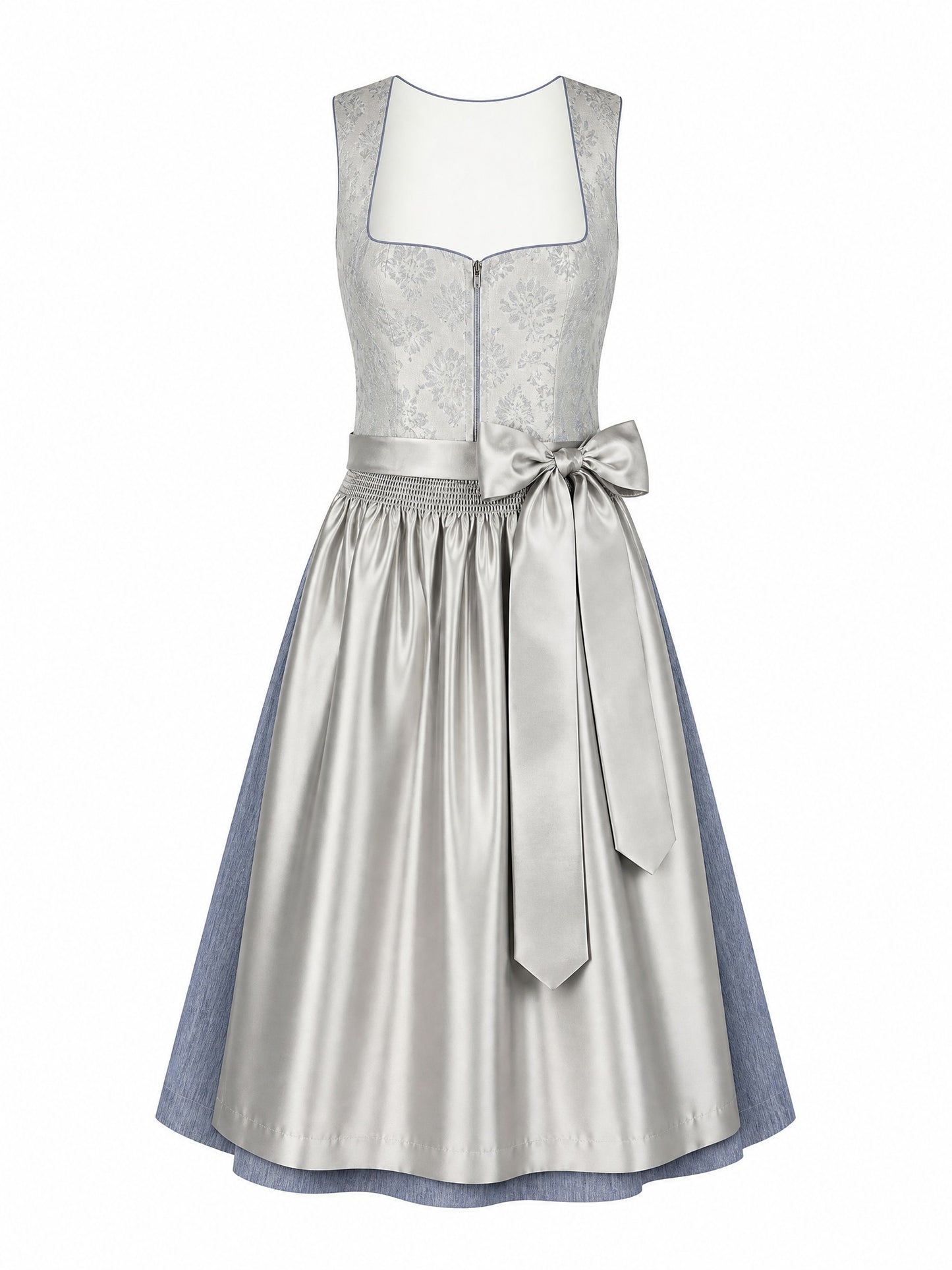 Rauchflieder Dirndl Sophia – Herzform