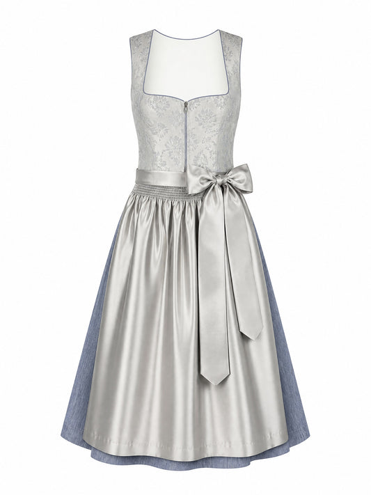 Rauchflieder Dirndl Sophia – Herzform