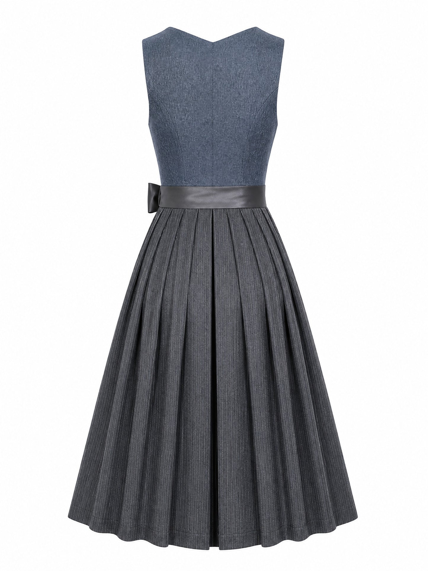 Stahlblau Dirndl Klara – Herzform