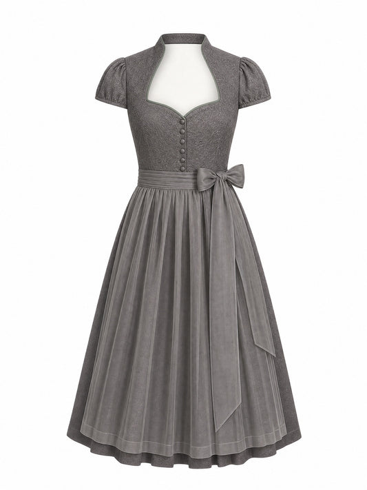 Salbeigrün Dirndl Vanessa – Herzform