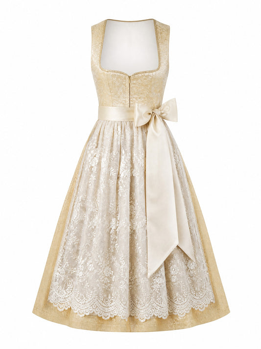 Weizengold Dirndl Alma – Herzform
