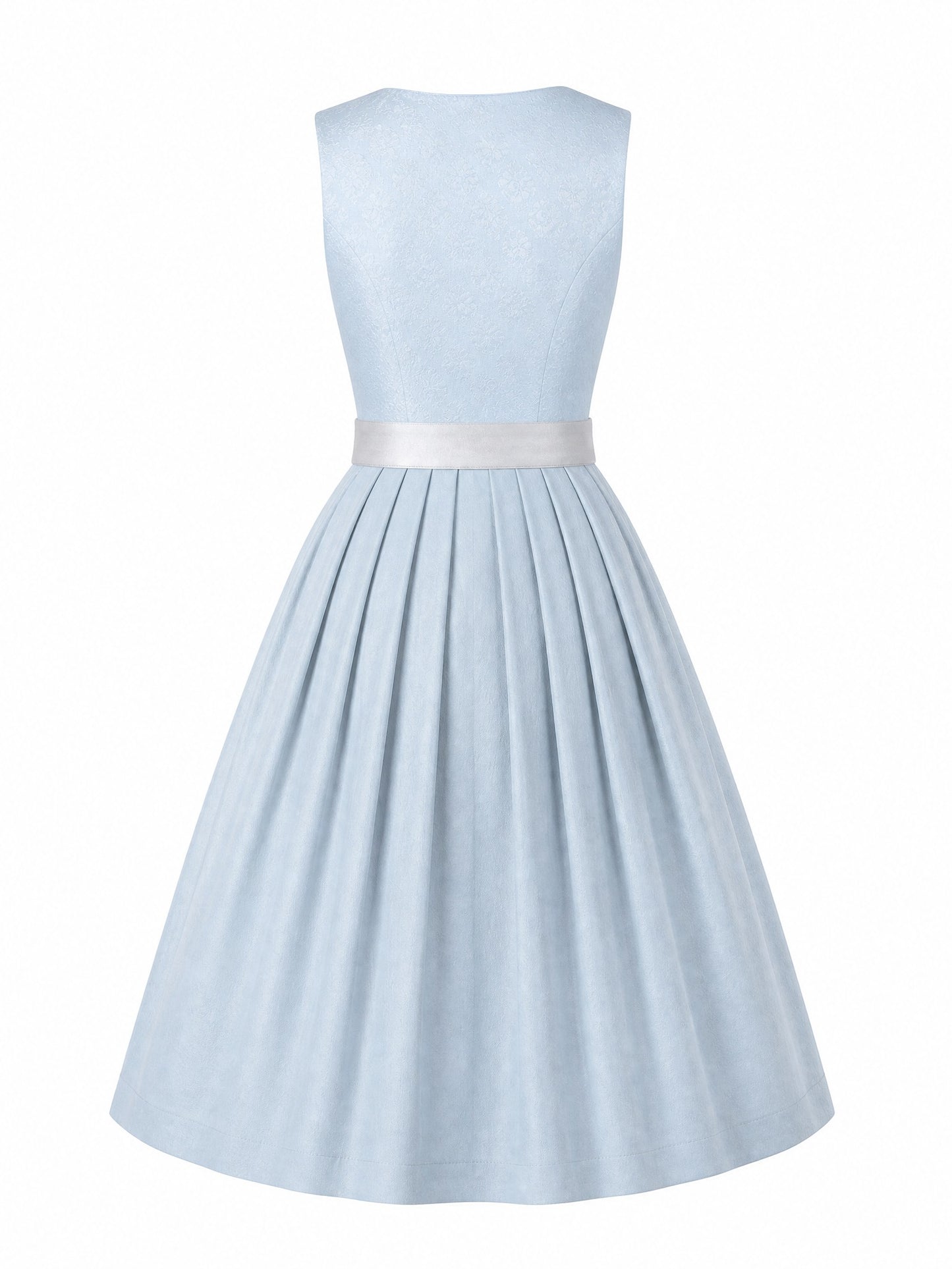 Eisblau Dirndl Natalie – Herzform