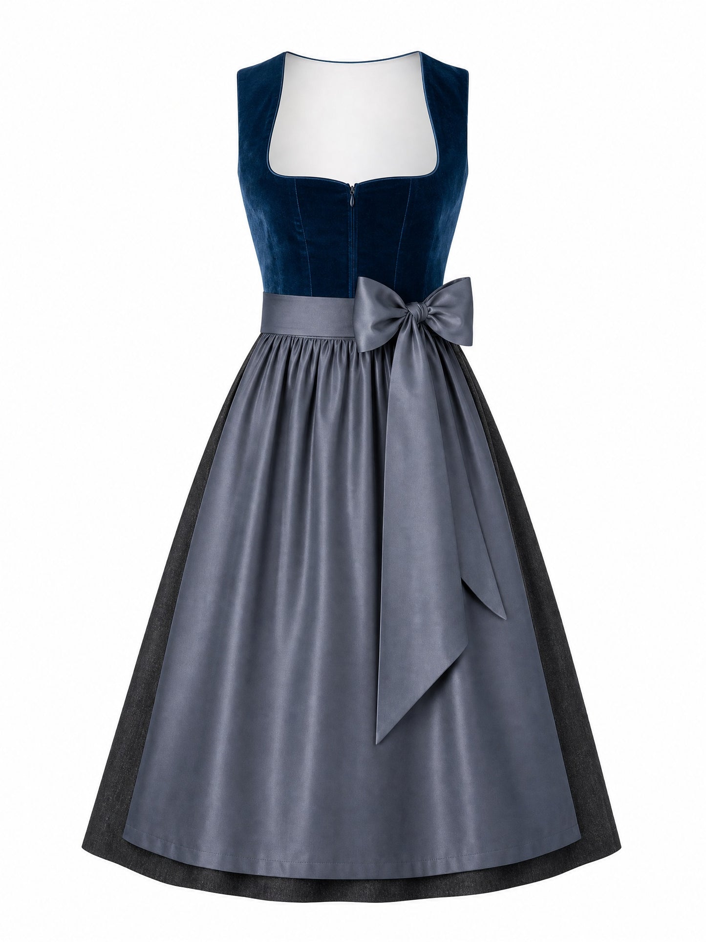 Dunkelpetrol Dirndl Nicole – Herzform