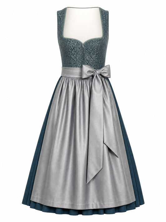 Rauchpetrol Dirndl Ramona – Herzform