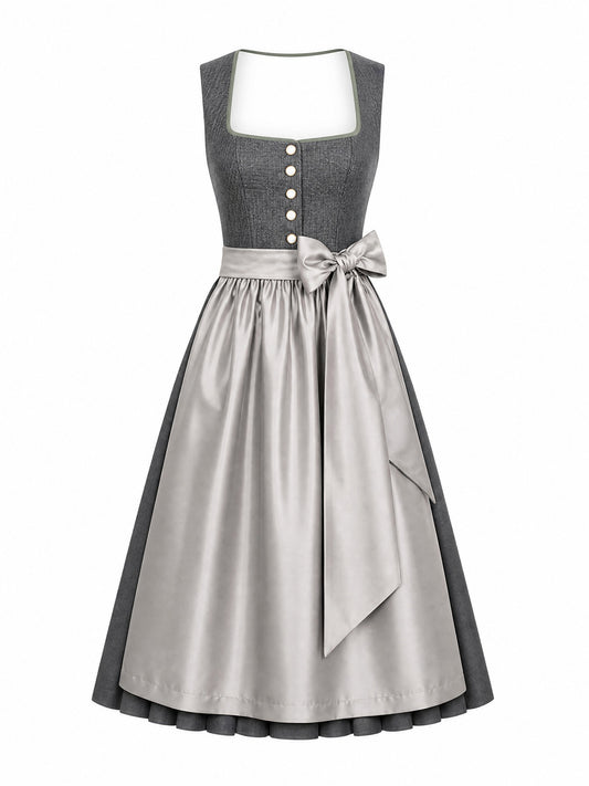 Graphit Dirndl Rebecca – Eckige Linie