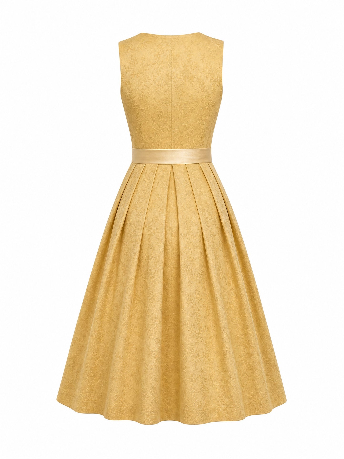 Weizengold Dirndl Rieke – Eckige Linie