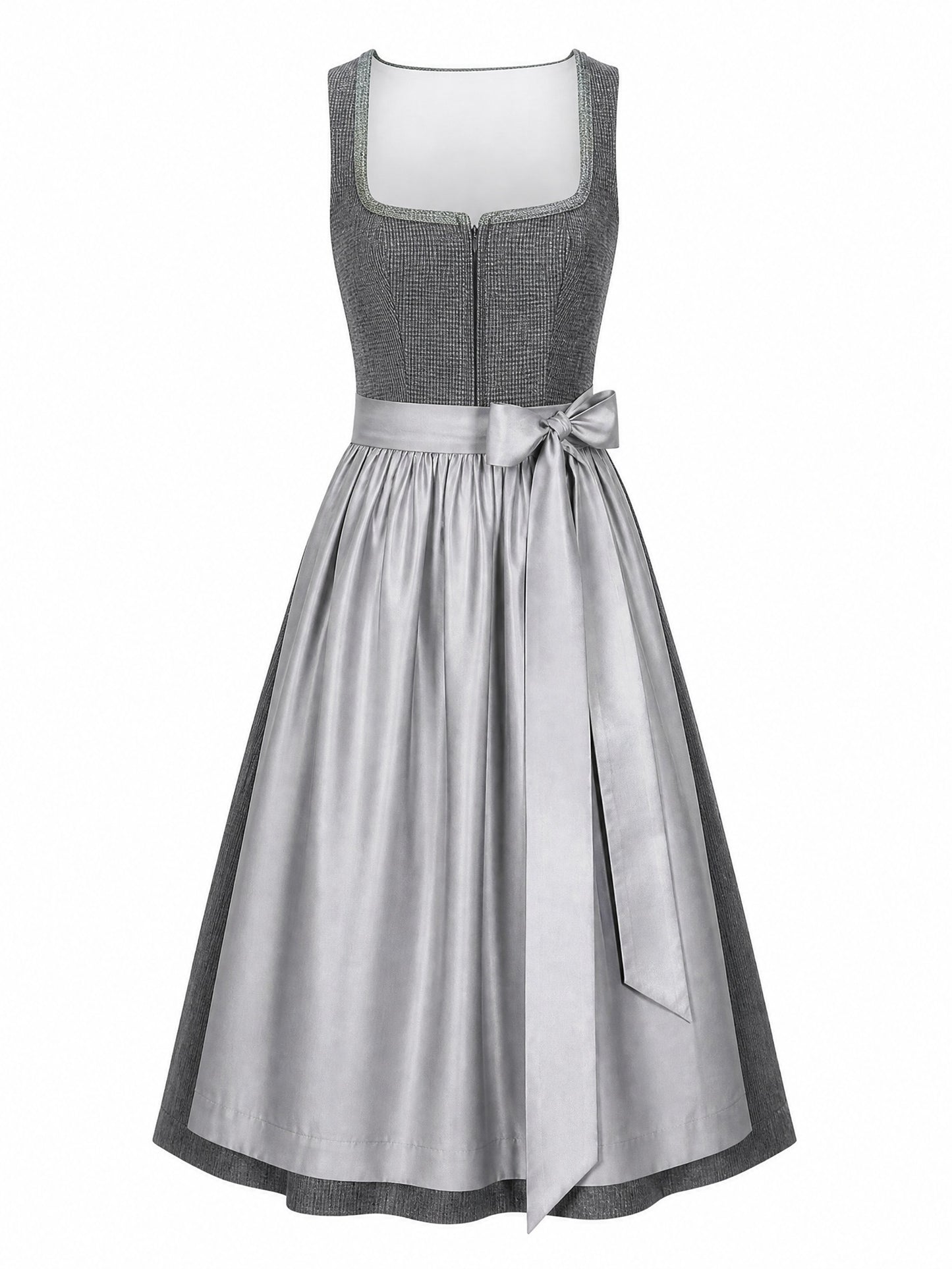 Graphit Dirndl Diana – Eckige Linie