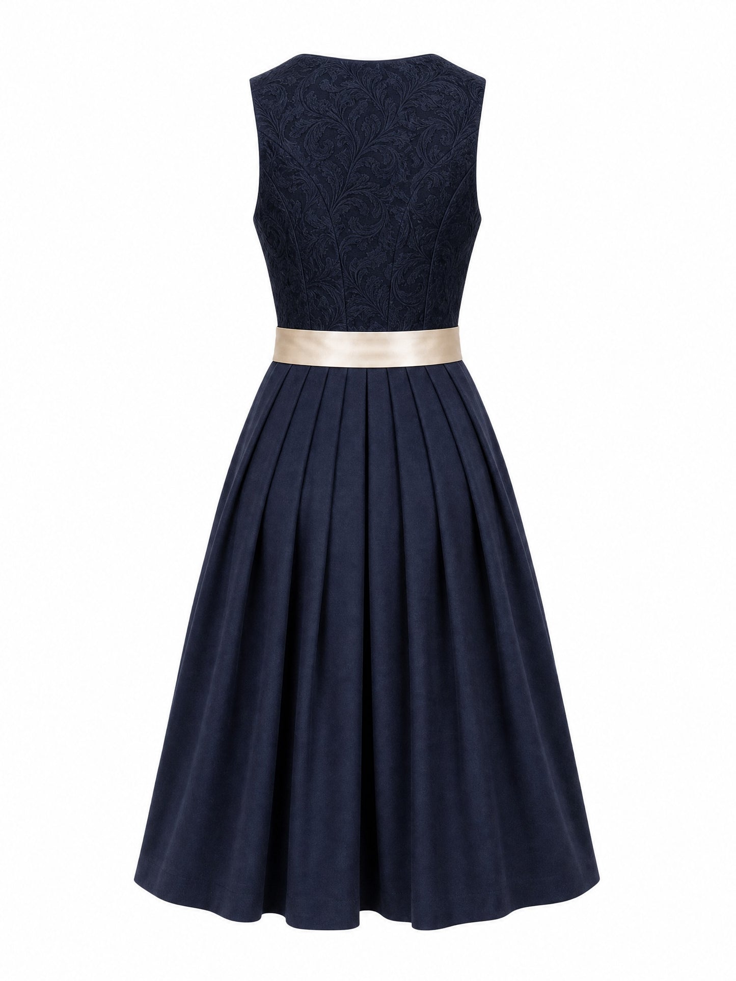 Mitternachtsblau Dirndl Romy – Herzform