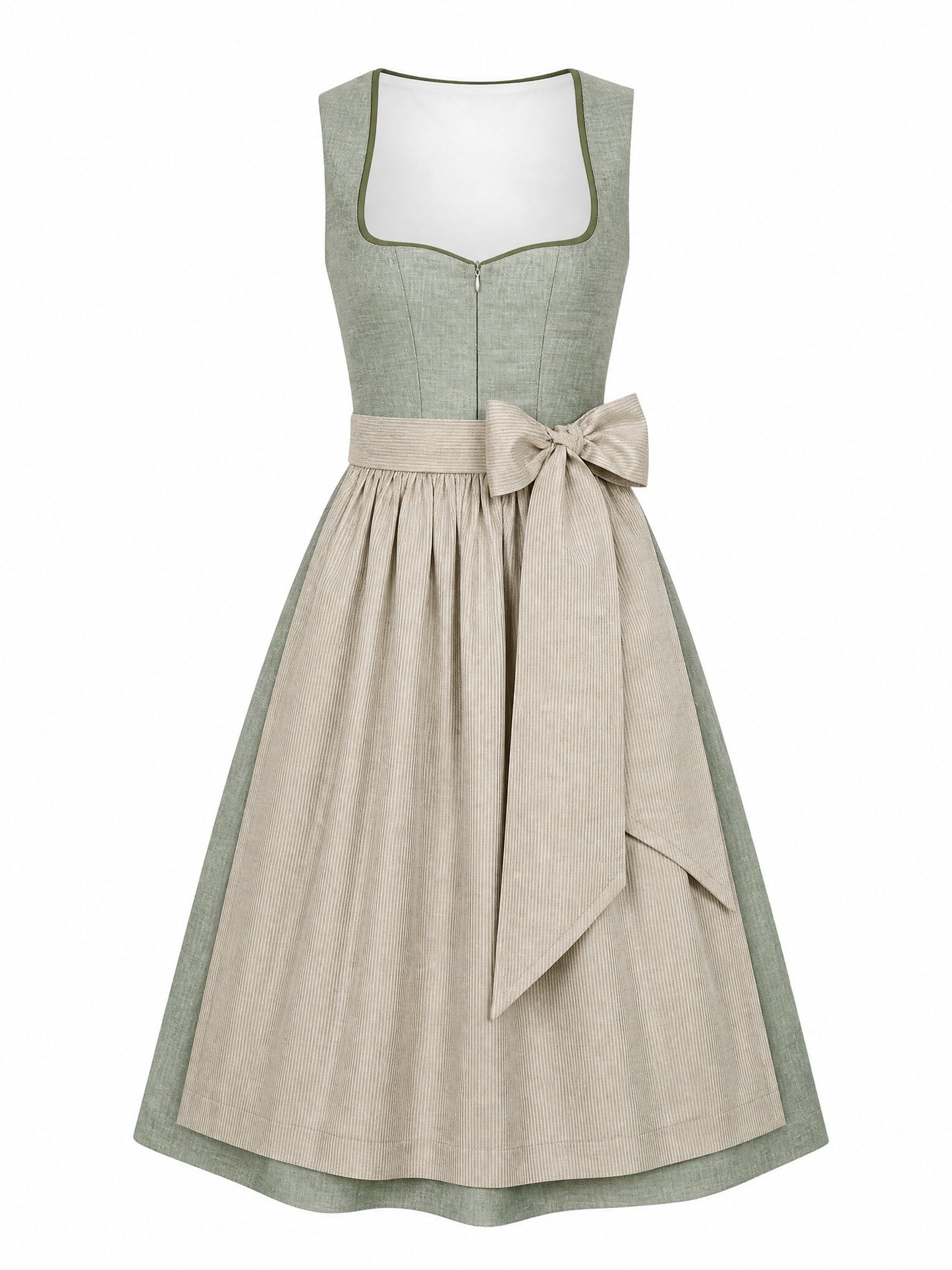 Eukalyptusgrün Dirndl Ella – Herzform