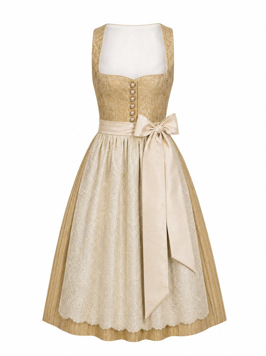 Weizengold Dirndl Emily – Herzform