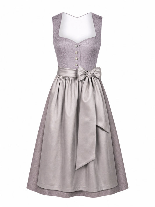 Rauchflieder Dirndl Tabea – Herzform