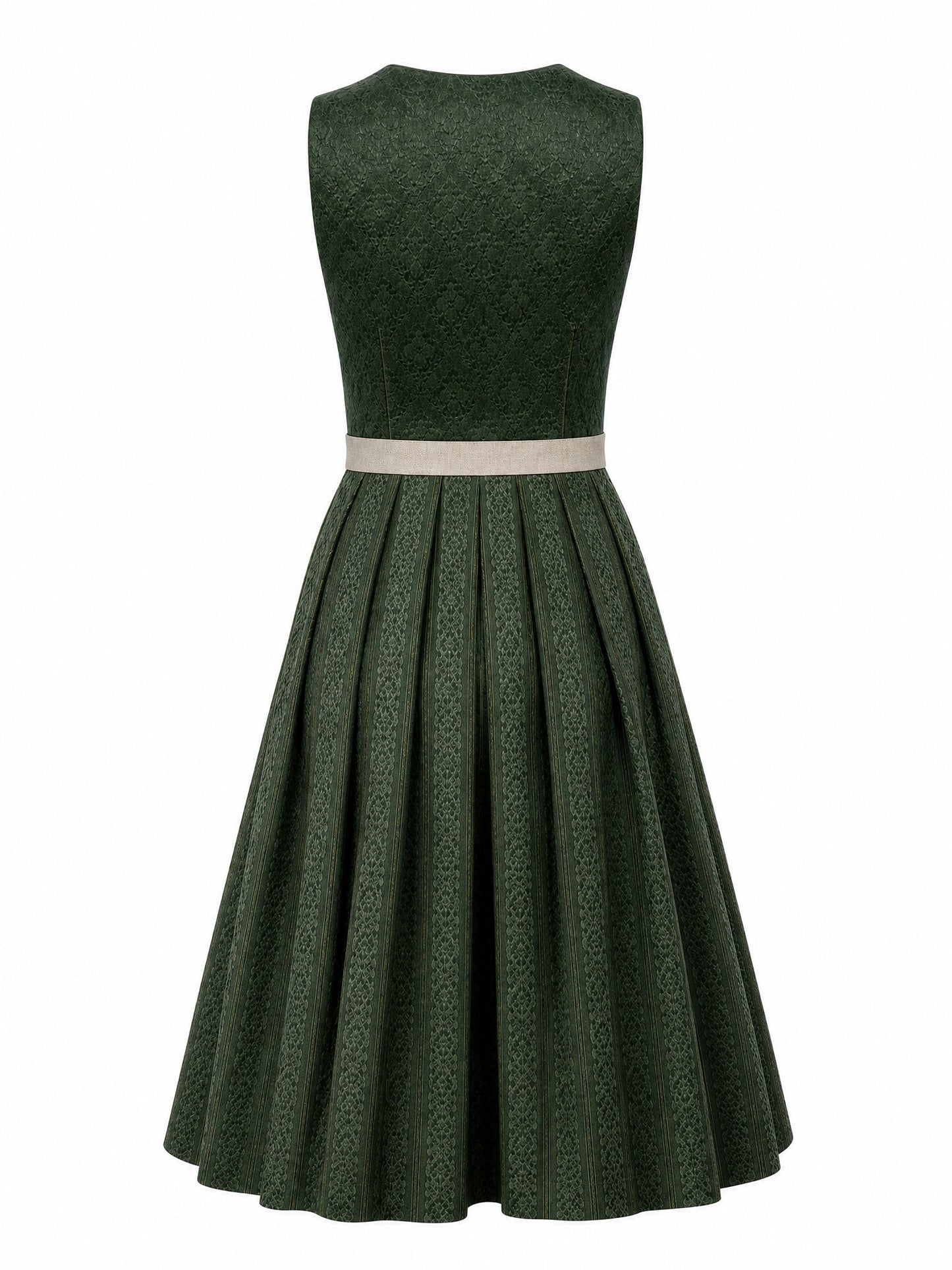Waldgrün Dirndl Esther – Eckige Linie