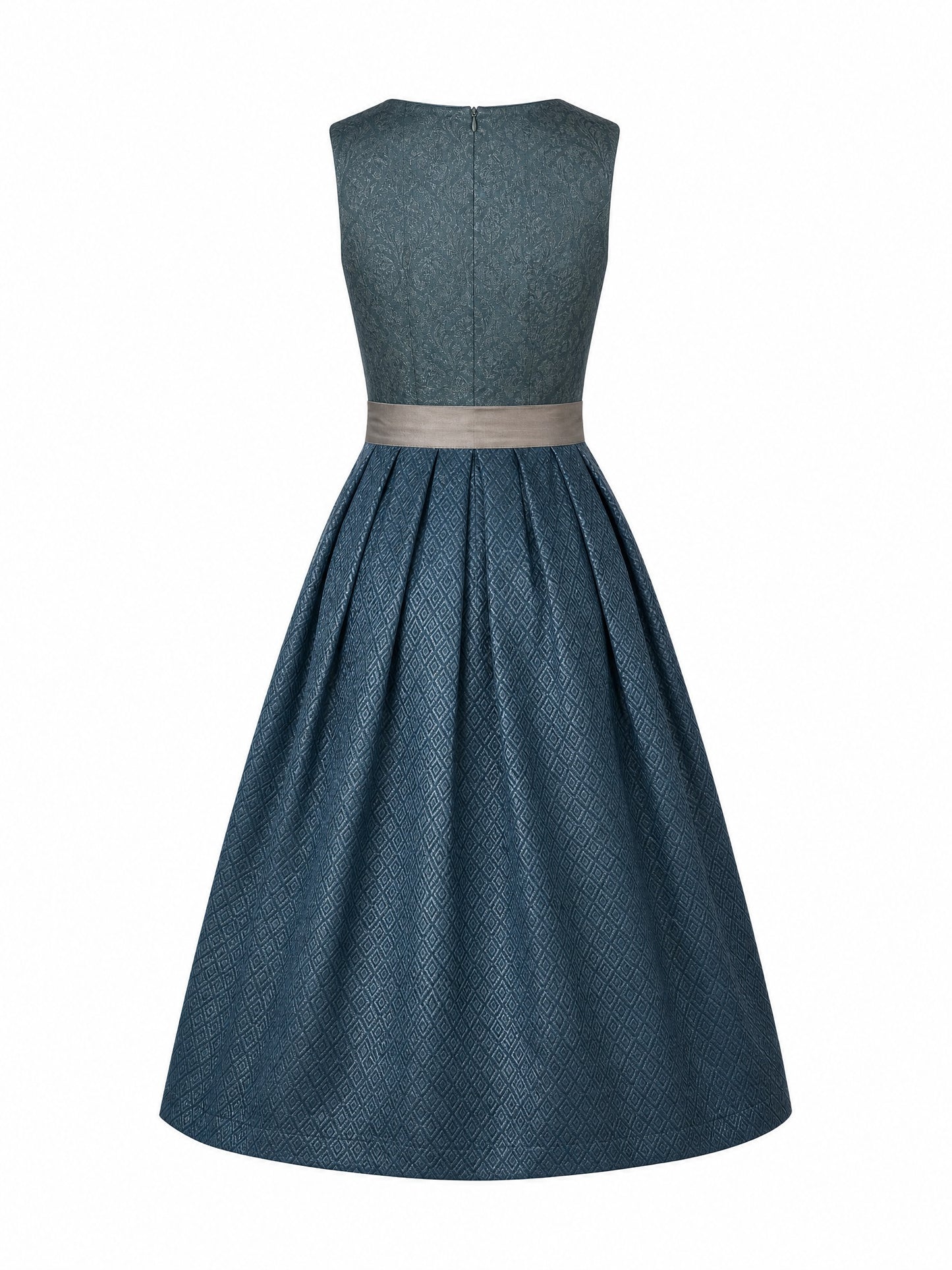 Rauchpetrol Dirndl Tanja – Eckige Linie